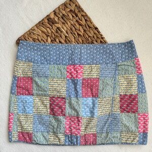 Vineyard Vines Patchwork Faux Wrap Skirt